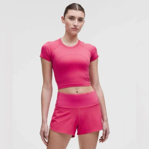 Lululemon Swiftly Tech Cropped Short-Sleeve Shirt 2.0
Raspberry Coulis Size 0 - Picture 1 of 10